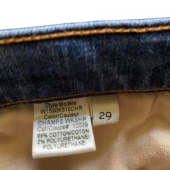 Rag & Bone The Dre Slim Boyfriend Flannel Patch Jeans 29 - Picture 5 of 5